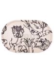 Oval bricka Tulpaner (natur)